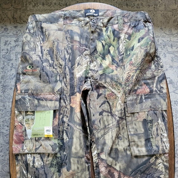 Mossy Oak Break-Up Country Camo Hunting Cargo Pants Size Men's 44/46 XXL NEW - Picture 4 of 12
